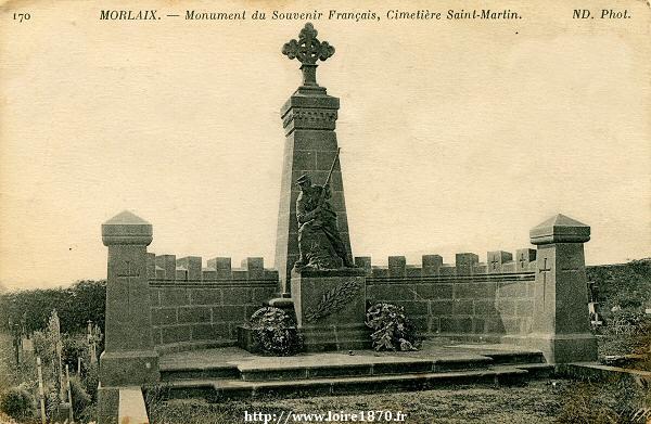 Monument Au Morts De 1870 De La Commune De Morlaix