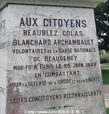 Monument de Beaugency